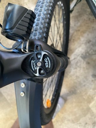 Bicicletta Elettrica DUOTTS Nera e Blu