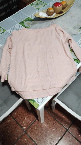 Jersey gris mujer