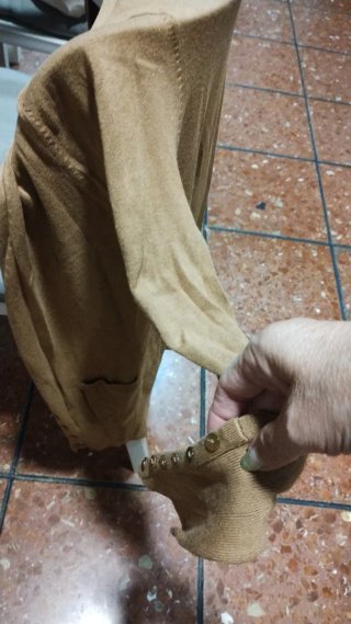 Jersey gris mujer