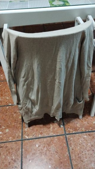 Jersey gris mujer