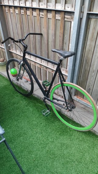 Bicicleta Fixie Negra