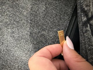 Bolso Chanel Denim Acolchado Cadena Dorada