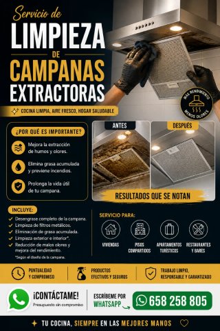 Se hace mantenimiento y limpieza de extractores de