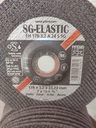 Discos de corte SG-ELASTIC PFERD 178mm