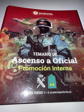Temario ascenso oficial Guardia Civil