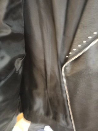 Cazadora Biker Zara Tachuelas Animal Print