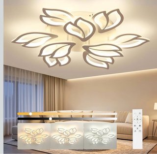 Lámpara Techo Flor LED con Mando