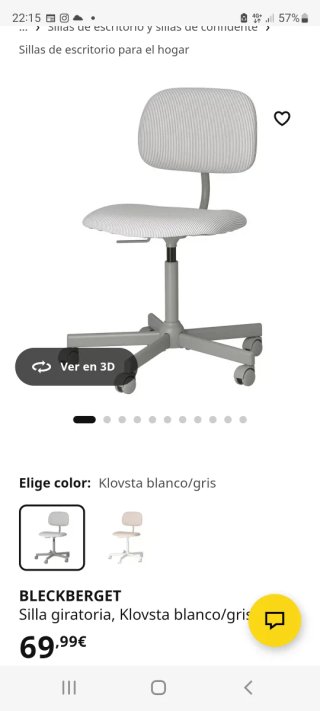 Silla de escritorio verde