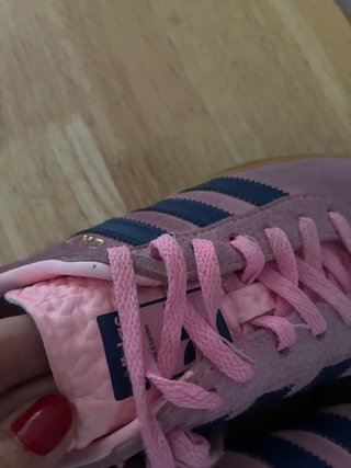 Zapatillas Adidas Gazelle rosas y azules vintage