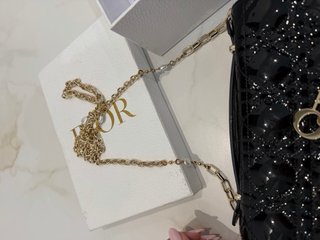Bolso Dior charol negro