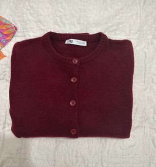 Chaqueta Zara Granate