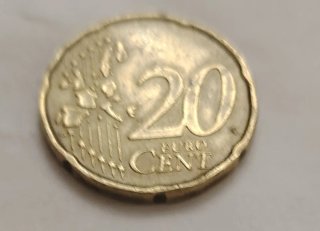 20 Céntimos Italia 2002 Error