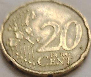 20 Céntimos Italia 2002 Error