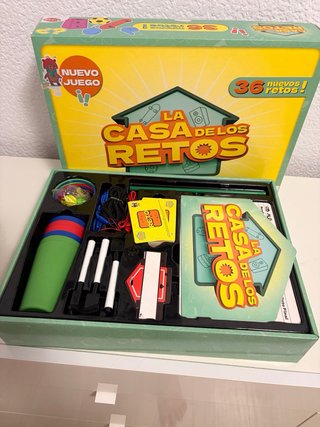 Juego de mesa La Casa de los Retos (Falta 1 pajita