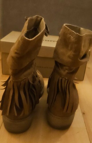 Botines boho chic flecos T-36