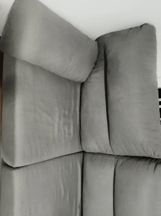 Sofá de 2 plazas gris