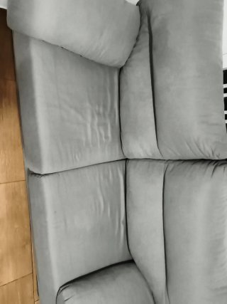 Sofá de 2 plazas gris