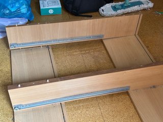 Cama nido de madera para colchones de 90