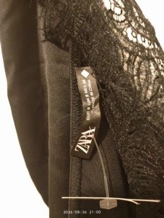Top Zara encaje Talla S