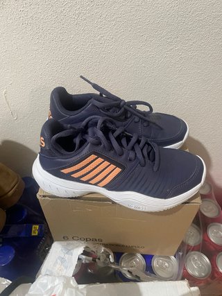 Zapatillas K-Swiss Padel Azul Naranja