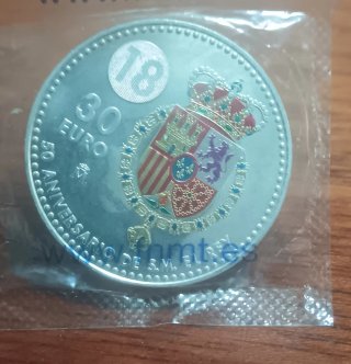 Moneda 30€ 2018 Escudo España