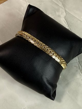Pulsera Oro 14k Laminado Hombre