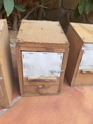 3 Nidos para pájaros de madera