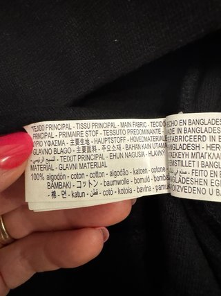 Polo Zara uomo nero