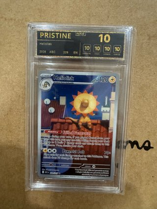 Carta Pokémon Heliolisk NXR Pristine 10
