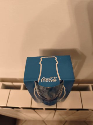 Bicchiere blu Coca-Cola McDonald's