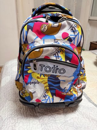 Mochila Escolar Totto con Ruedas