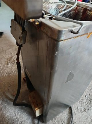 Freidora industrial acero inoxidable