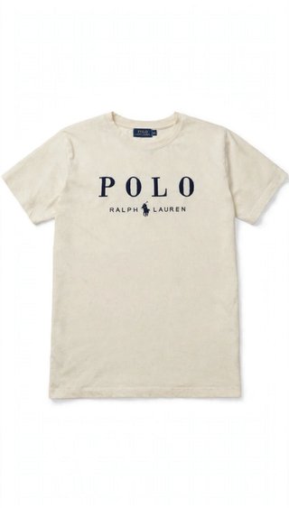 Camiseta estilo Polo Ralph Lauren Beige Talla S