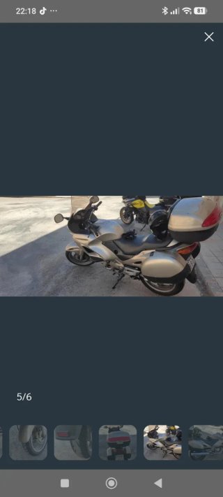 Honda Deauville 650 Plata
