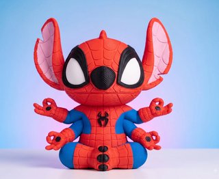 Figura Stitch Spider-Man Impresión 3D