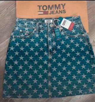 Falda vaquera Tommy Hilfiger estrellas NUEVA