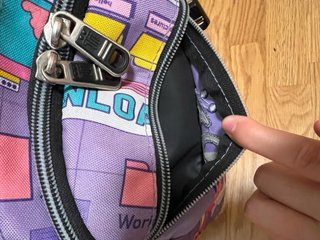 Mochila Totto Morada con Ruedas