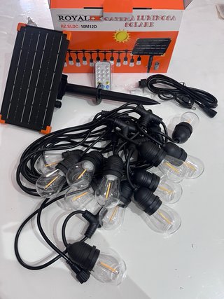 Catena Solare ROYAL+ 10M 12 Lampade