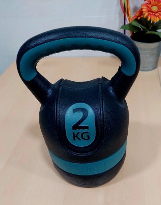 Kettlebell pesa rusa ajustable, 5 kg, Lidl