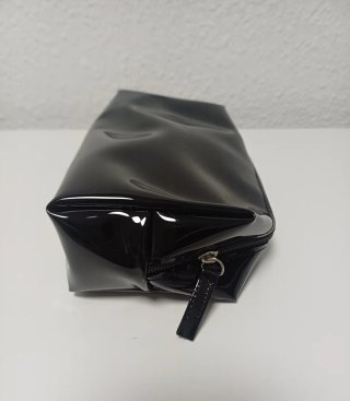 Juego de 3 neceseres transparentes y negros
