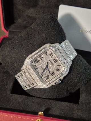 Cartier Santos Diamantes Aftermarket 2025, OFERTA!