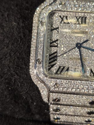 Cartier Santos Diamantes Aftermarket 2025, OFERTA!
