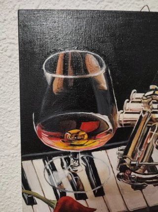 Cuadro al óleo hecho a mano