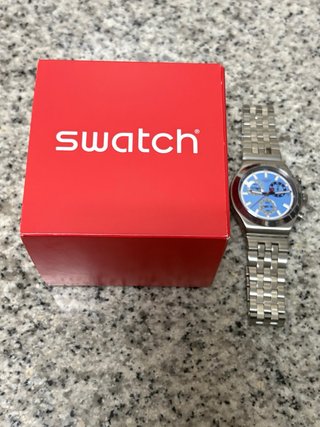 Reloj Swatch Midday in the Mirror Azul