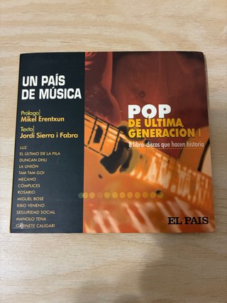 Libro-disco Pop de última generación