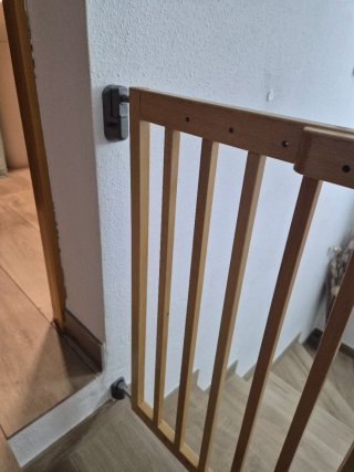Valla seguridad madera infantil