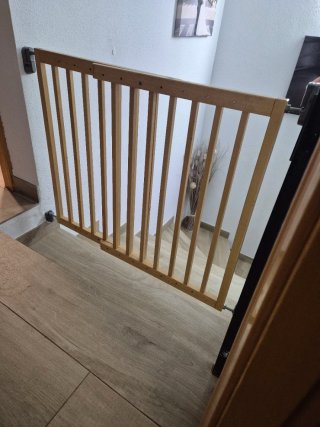 Valla seguridad madera infantil