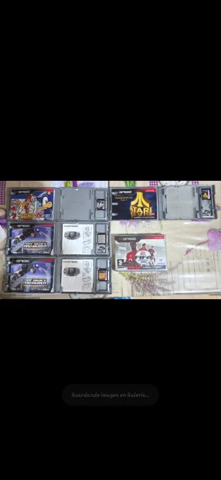 Lote 5 juegos N-Gage: Atari, FIFA, Sonic, THPS x2