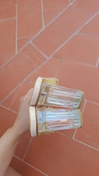 Zapatos de tacón transparentes LAURAKODE talla 40