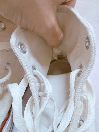 Converse All Star altas blancas talla 32